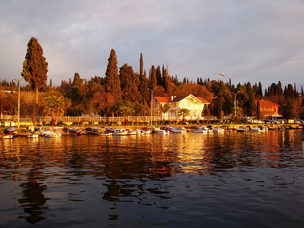 The sunrise in Eskihisar